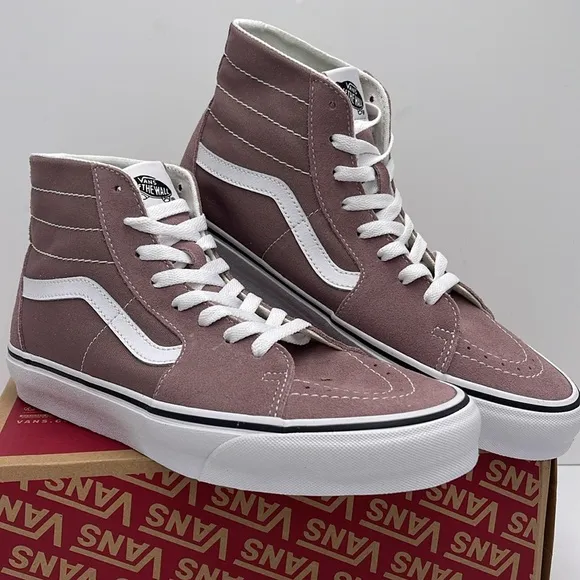 Vans WMNS High-Top Sneakers Brown White Sk8-Hi TaperedColor Theory Antler