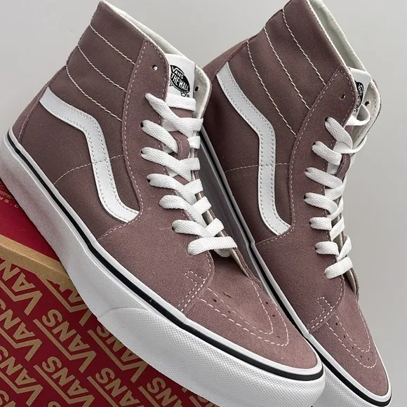 Vans WMNS High-Top Sneakers Brown White Sk8-Hi TaperedColor Theory Antler