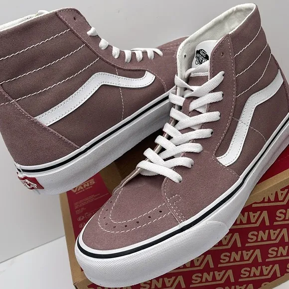 Vans WMNS High-Top Sneakers Brown White Sk8-Hi TaperedColor Theory Antler