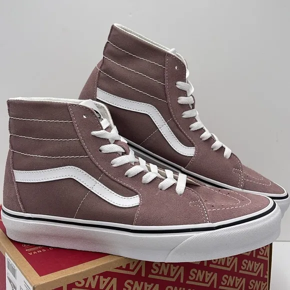 Vans WMNS High-Top Sneakers Brown White Sk8-Hi TaperedColor Theory Antler
