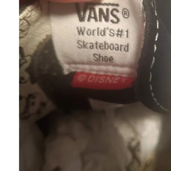 Vans x Disney Youth 4 Women's 5.5 Mickey Mouse Shoes High Top Skateboard