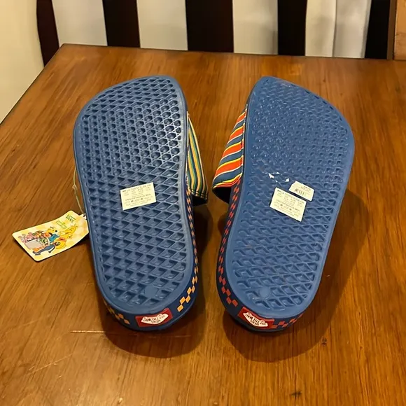 Vans x Sesame Street Bert and Ernie La Costa Slides Sandals shoes Men’s 13
