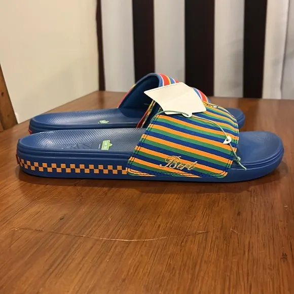 Vans x Sesame Street Bert and Ernie La Costa Slides Sandals shoes Men’s 13