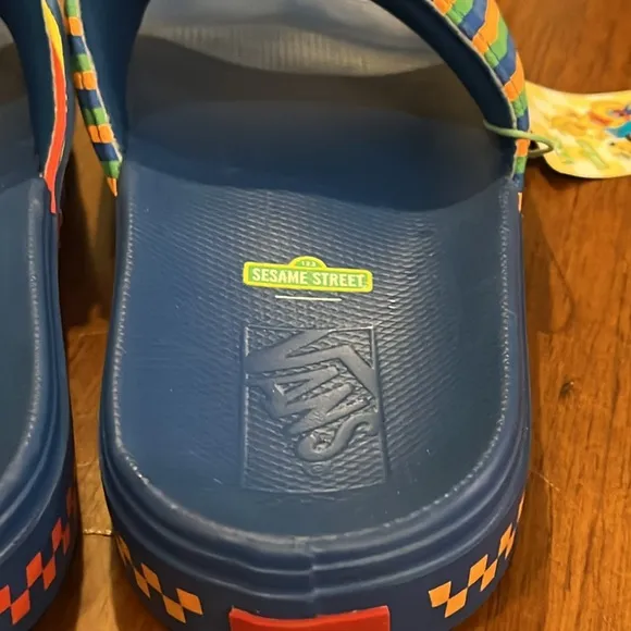 Vans x Sesame Street Bert and Ernie La Costa Slides Sandals shoes Men’s 13