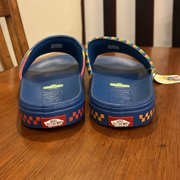 Vans x Sesame Street Bert and Ernie La Costa Slides Sandals shoes Men’s 13