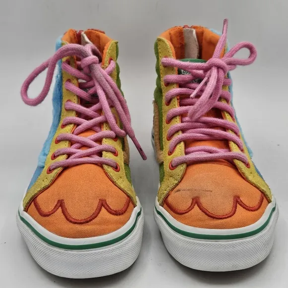 Vans x SESAME STREET SK8-Hi Zip Kids 2 Limited Edition cookie monster &amp; grouch