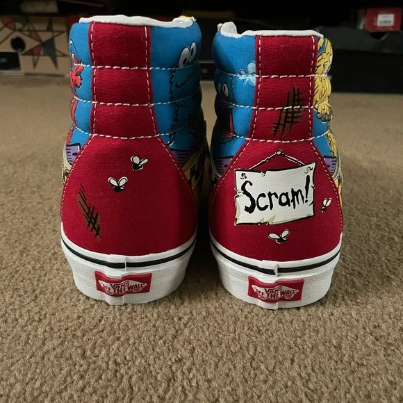 Vans x Sesame Street Sk8-High “Oscar's Taxi Service” Men’s Sz 10 Shoes (NO BOX)
