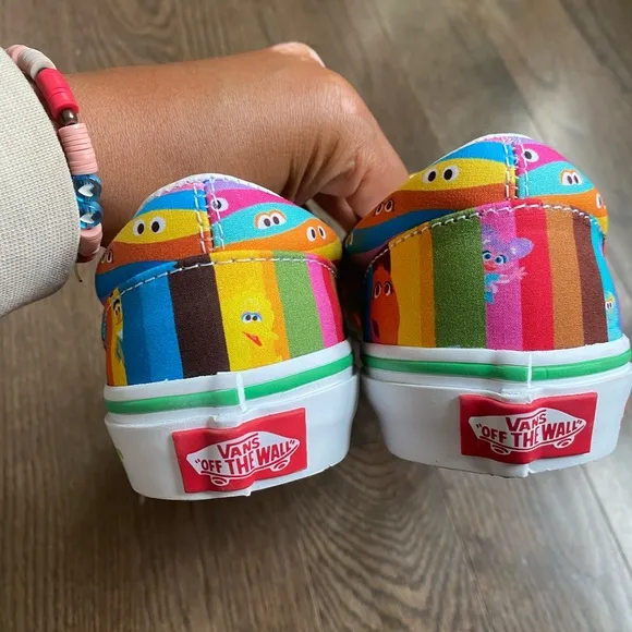 Vans x Sesame Street Slip On Shoes Kids size 3