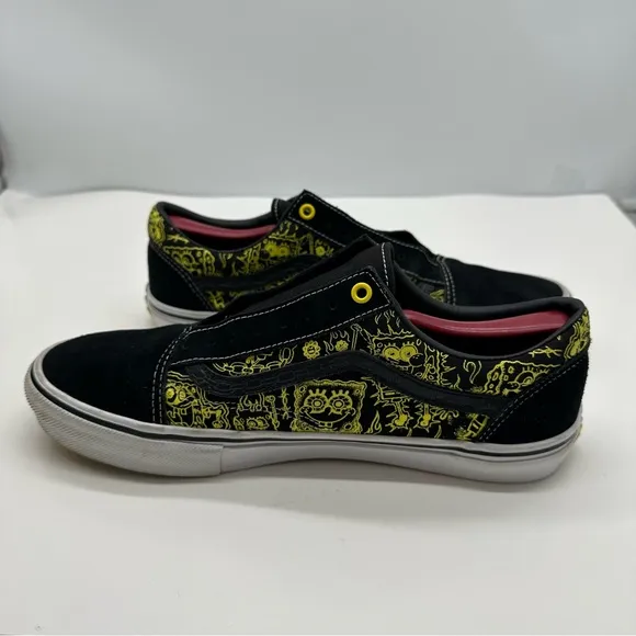 Vans X SpongeBob Mens 11.5 Old Skool Gigliotti Skateboard Shoes Sneakers Low