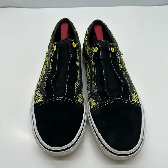 Vans X SpongeBob Mens 11.5 Old Skool Gigliotti Skateboard Shoes Sneakers Low