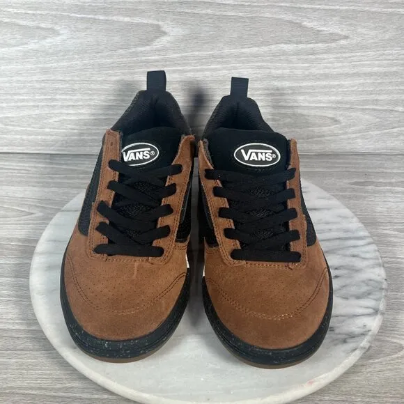 Vans Zahba x Zion Wright VR3 Mens 6 Skate Shoes Brown Suede Skateboard Sneakers