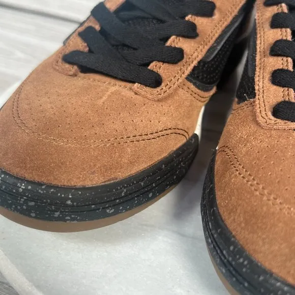 Vans Zahba x Zion Wright VR3 Mens 6 Skate Shoes Brown Suede Skateboard Sneakers