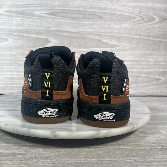 Vans Zahba x Zion Wright VR3 Mens 6 Skate Shoes Brown Suede Skateboard Sneakers