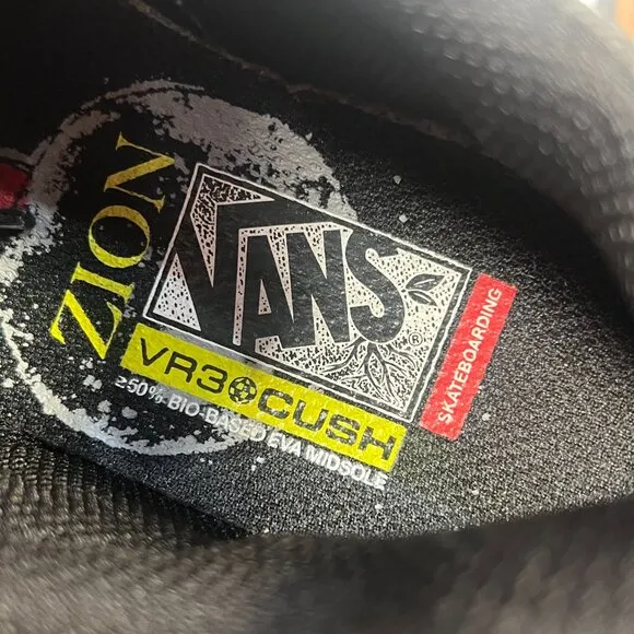 Vans Zahba x Zion Wright VR3 Mens 6 Skate Shoes Brown Suede Skateboard Sneakers