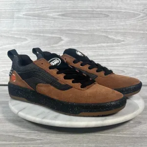 Vans Zahba x Zion Wright VR3 Mens 6 Skate Shoes Brown Suede Skateboard Sneakers
