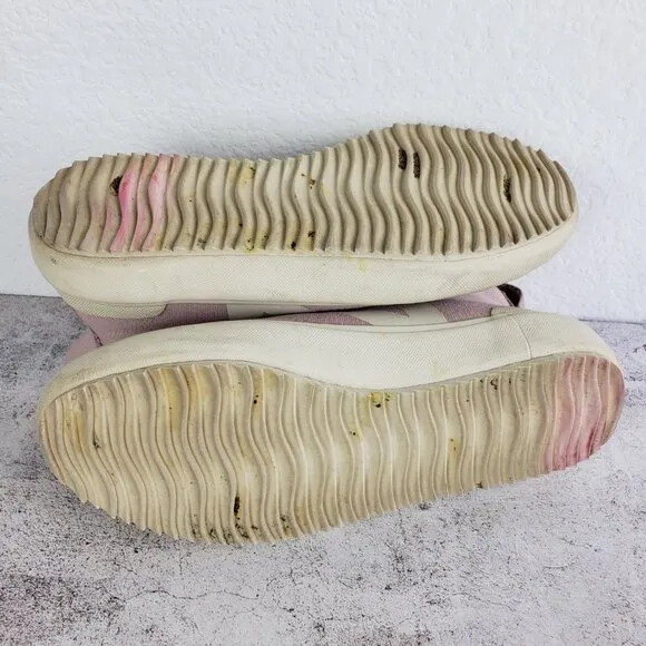 Veja Nova High Top Canvas Sneakers Trainers Pink size 38 US 7