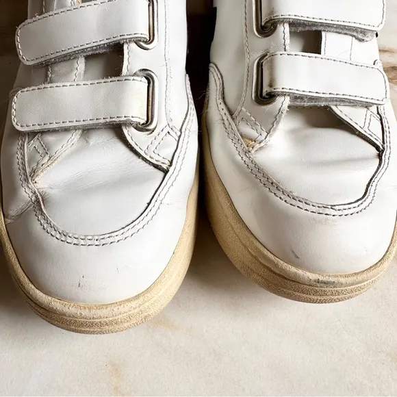 Veja White and Black Retro-Inspired Sneakers