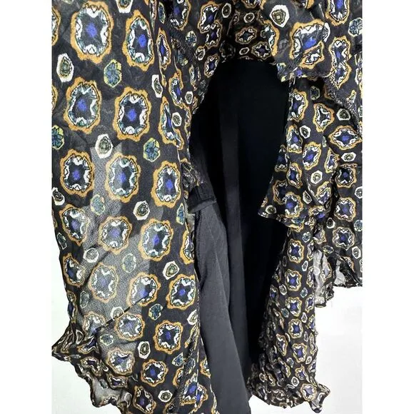 Veronica Beard Dress Womens‎ 6 Long Sleeve Lined Boho NWT Sacchi Token
