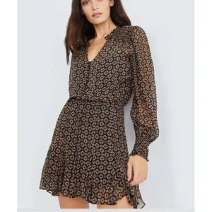 Veronica Beard Dress Womens‎ 6 Long Sleeve Lined Boho NWT Sacchi Token