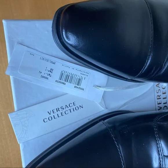Versace Collection Black Dress Shoes
