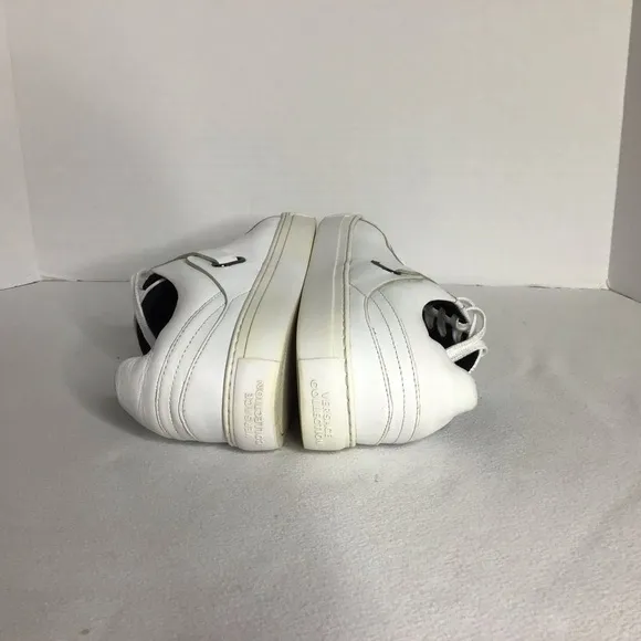 Versace Collection white with Versace Emblem Sneakers Designer Size 43 US 10