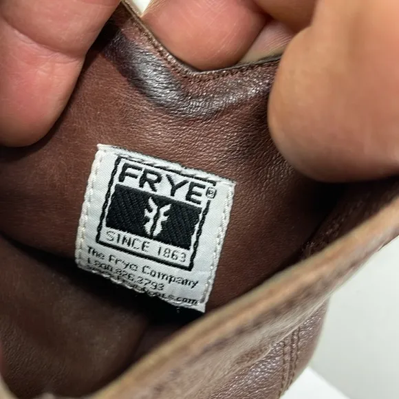VGUC Frye Size boys 2 Carson Pull On Dark Brown Western Boho Boots