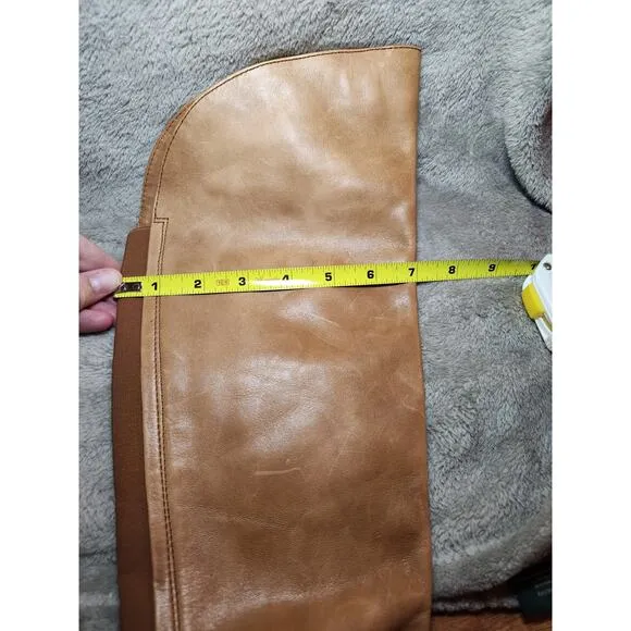 Vince Camuto Bedina 2 Tone Tall Riding Boots 7M 100 % Leather Western Boho