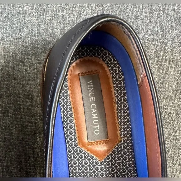 Vince Camuto Men's Lachlan Black Dress Shoes Loafers M 11.5