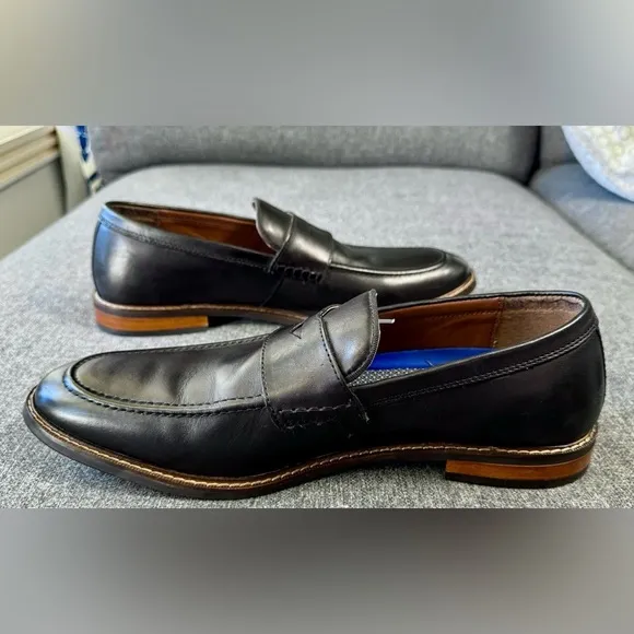 Vince Camuto Men's Lachlan Black Dress Shoes Loafers M 11.5