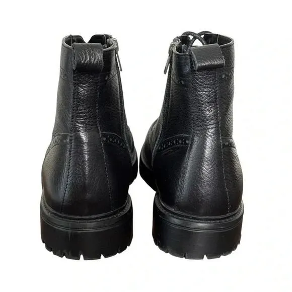 Vince Camuto Men’s Namid Leather Boots - Black - Size 13