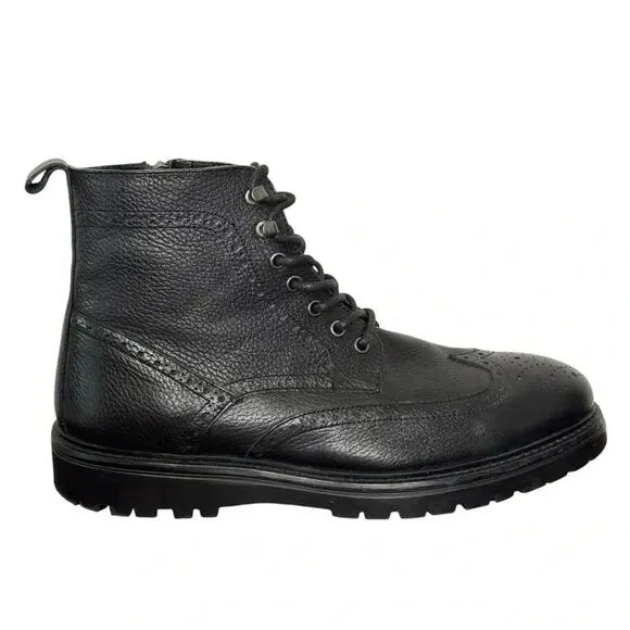 Vince Camuto Men’s Namid Leather Boots - Black - Size 13