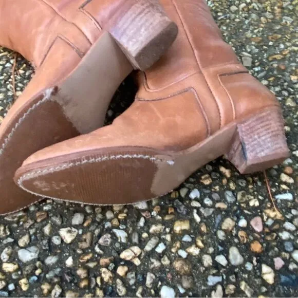 Vintage 1970s 80s USA Boho hippie western boots 6