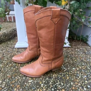 Vintage 1970s 80s USA Boho hippie western boots 6