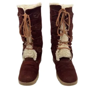 Vintage 1970s Sherpa Lined Boots