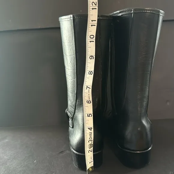 Vintage 70s Black Rubber Boots