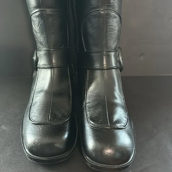 Vintage 70s Black Rubber Boots
