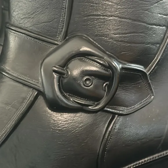 Vintage 70s Black Rubber Boots