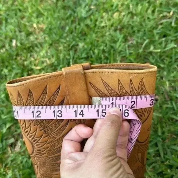 Vintage 70s Dingo American Eagle Leather Men’s Boots