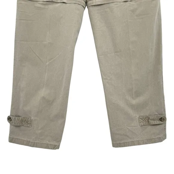 Vintage 80s/90s Banana Republic Cargo Pants Convertible Shorts/Pants Tan | 36&quot;