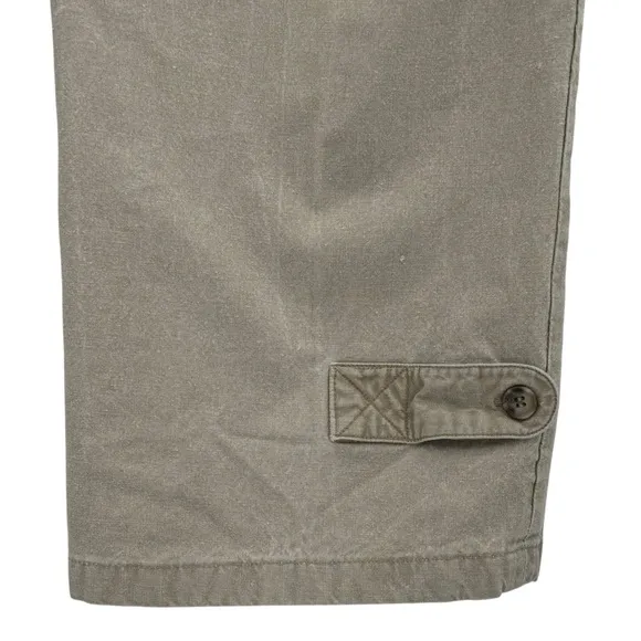 Vintage 80s/90s Banana Republic Cargo Pants Convertible Shorts/Pants Tan | 36&quot;