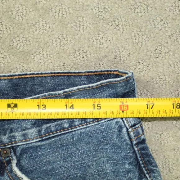 Vintage 90s Bullhead Denim Straight Leg Jeans Streetwear Size 33 x 32 Blue Mens