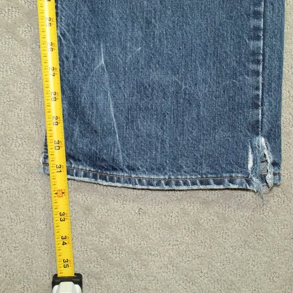 Vintage 90s Bullhead Denim Straight Leg Jeans Streetwear Size 33 x 32 Blue Mens