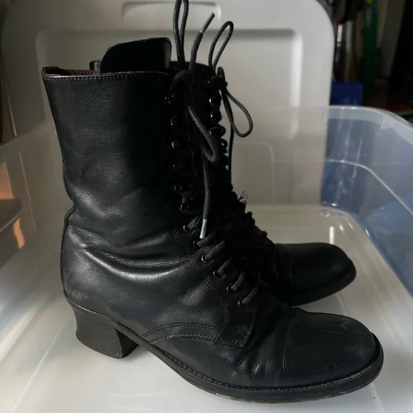 Vintage 90s Guess Granny Boots