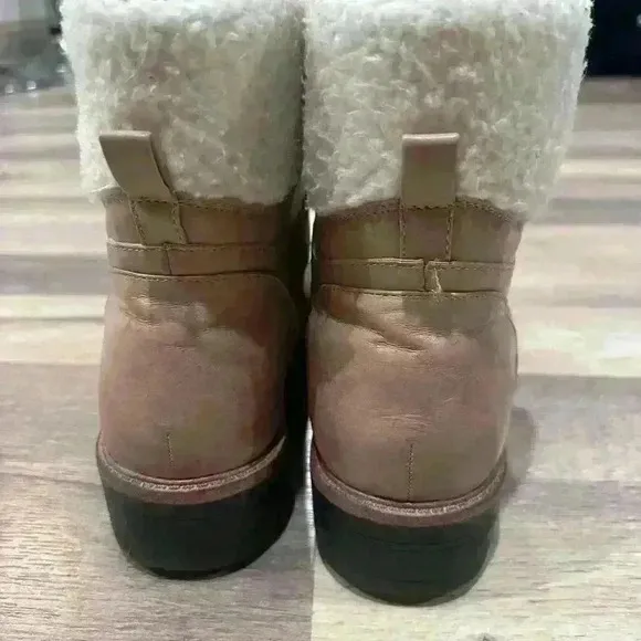 Vintage 93 brown leather combat boots