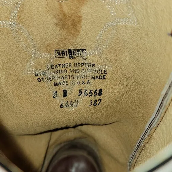Vintage Abilene Western/Cowboy Boots, Made in USA, M8/W9.5