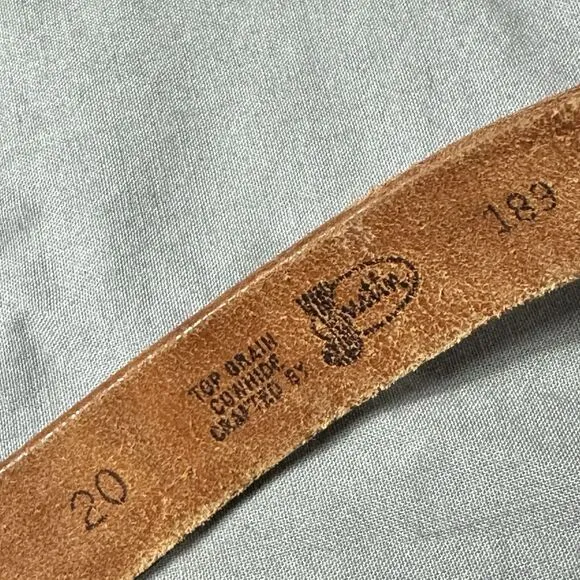 Vintage Acme Boots Kids Brown Suede Leather Cowboy Rancher Western Belt Included
