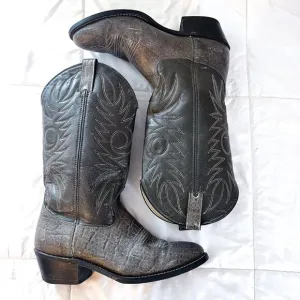 Vintage ACME cowboy Boots Men’s size 9E Gray style 4695