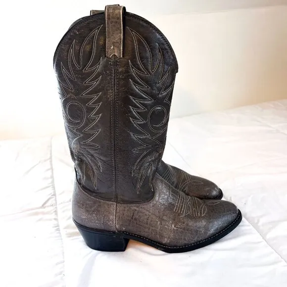 Vintage ACME cowboy Boots Men’s size 9E Gray style 4695
