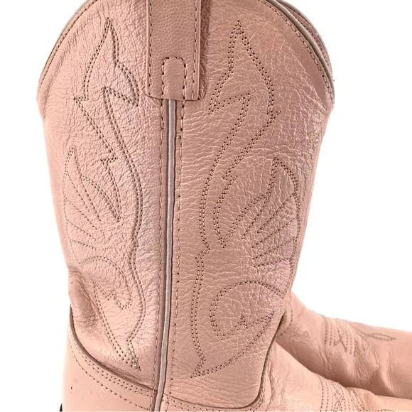 Vintage Acme Pink Western Cowboy Boots