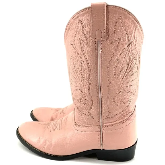 Vintage Acme Pink Western Cowboy Boots